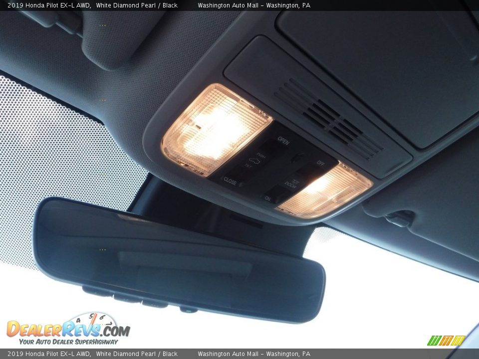 2019 Honda Pilot EX-L AWD White Diamond Pearl / Black Photo #20