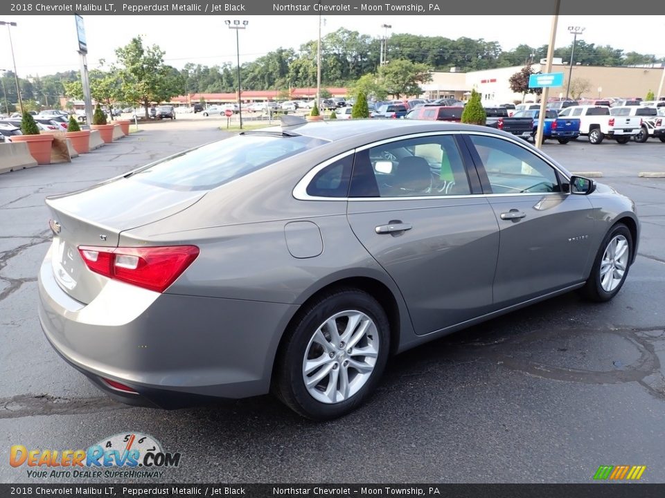 2018 Chevrolet Malibu LT Pepperdust Metallic / Jet Black Photo #9