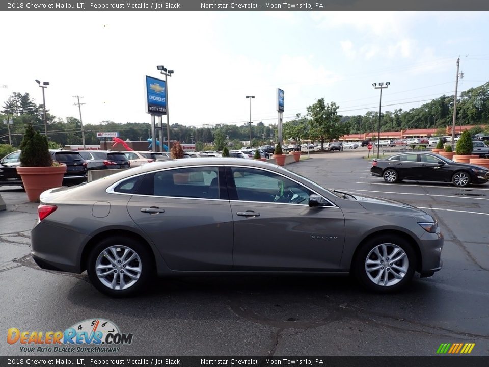 2018 Chevrolet Malibu LT Pepperdust Metallic / Jet Black Photo #10