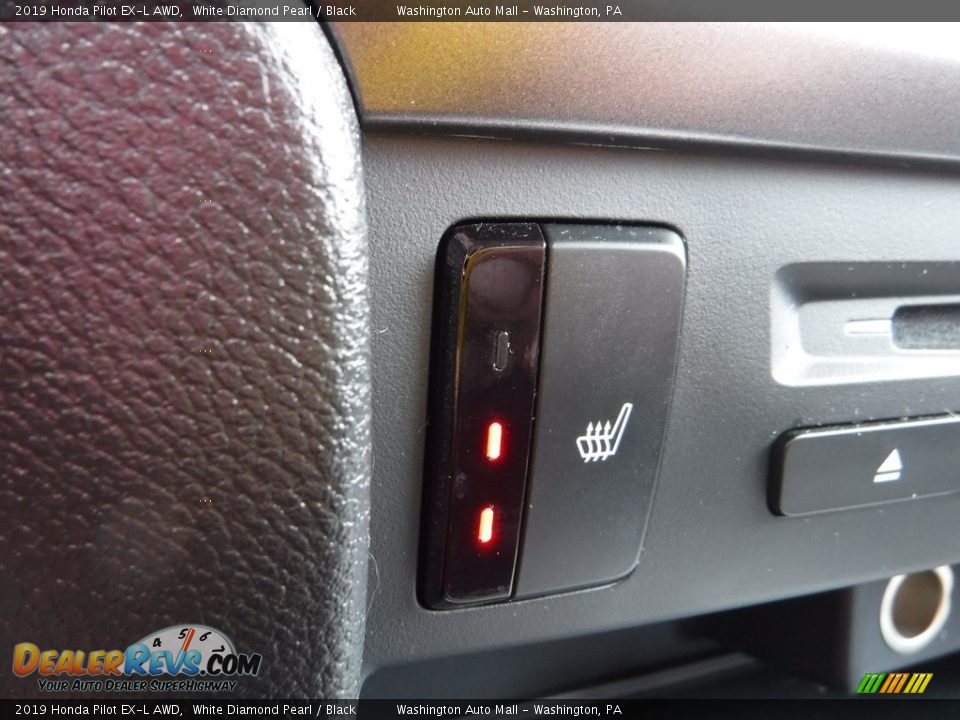 2019 Honda Pilot EX-L AWD White Diamond Pearl / Black Photo #23