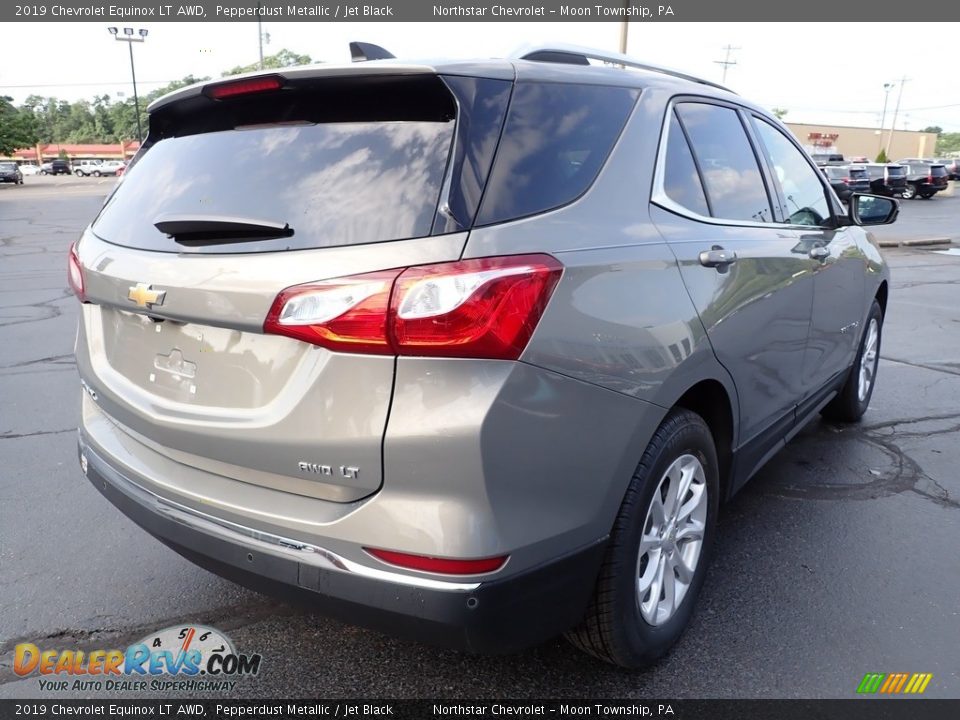 2019 Chevrolet Equinox LT AWD Pepperdust Metallic / Jet Black Photo #8