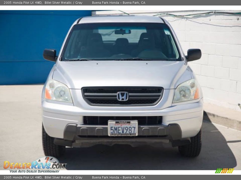 2005 Honda Pilot LX 4WD Billet Silver Metallic / Gray Photo #7