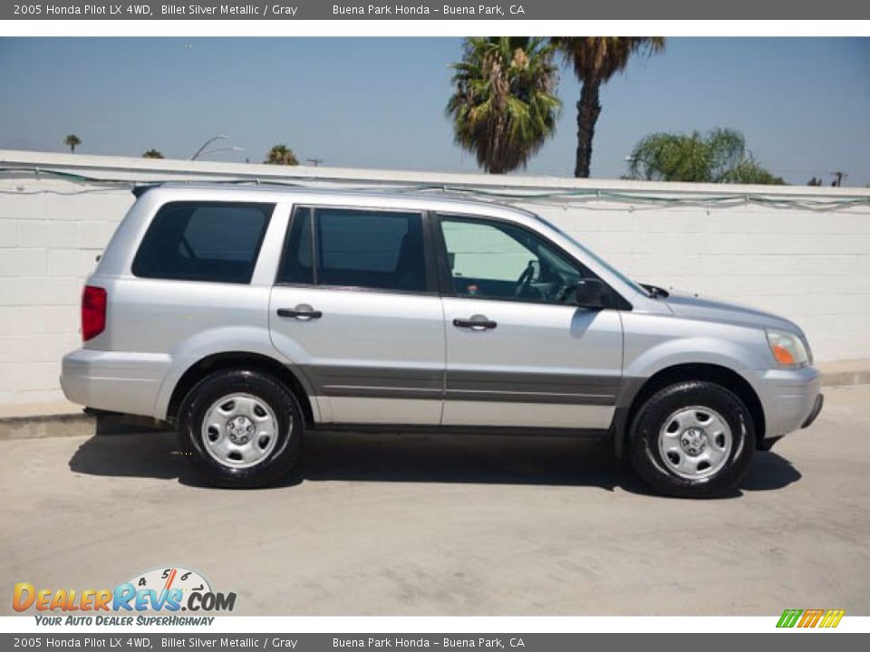 2005 Honda Pilot LX 4WD Billet Silver Metallic / Gray Photo #15