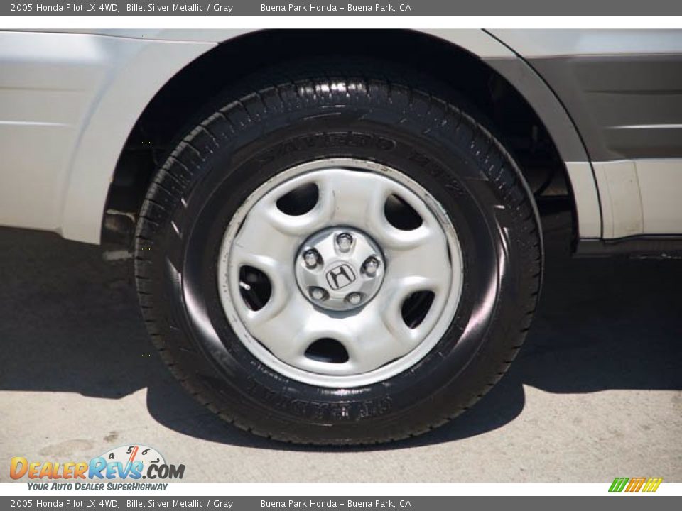 2005 Honda Pilot LX 4WD Billet Silver Metallic / Gray Photo #34