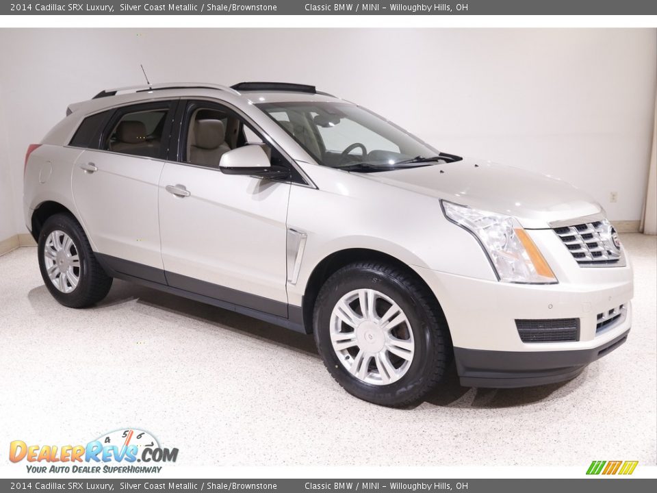 2014 Cadillac SRX Luxury Silver Coast Metallic / Shale/Brownstone Photo #1