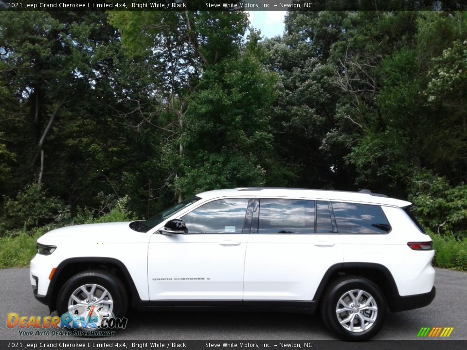 2021 Jeep Grand Cherokee L Limited 4x4 Bright White / Black Photo #1