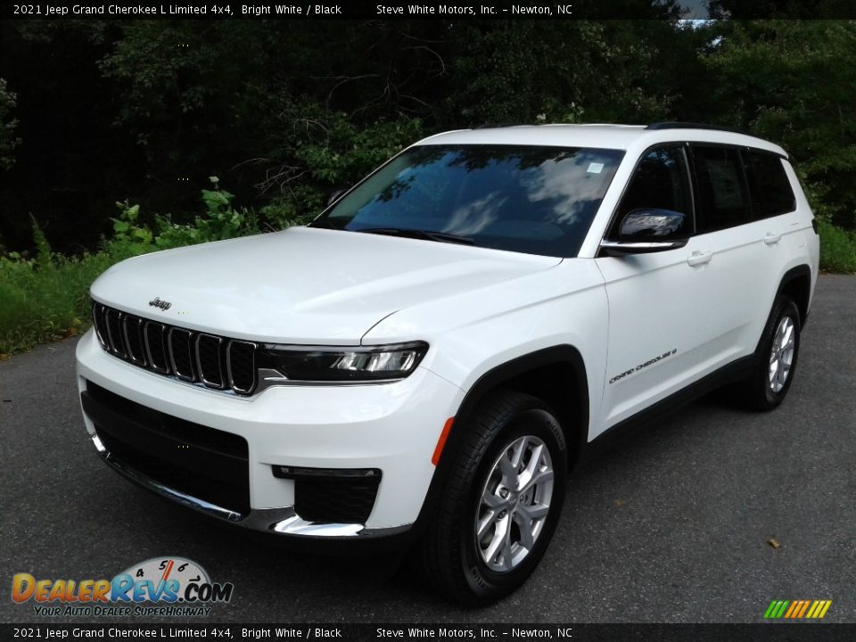 2021 Jeep Grand Cherokee L Limited 4x4 Bright White / Black Photo #2
