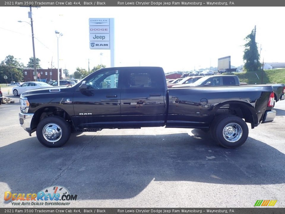 2021 Ram 3500 Tradesman Crew Cab 4x4 Black / Black Photo #3