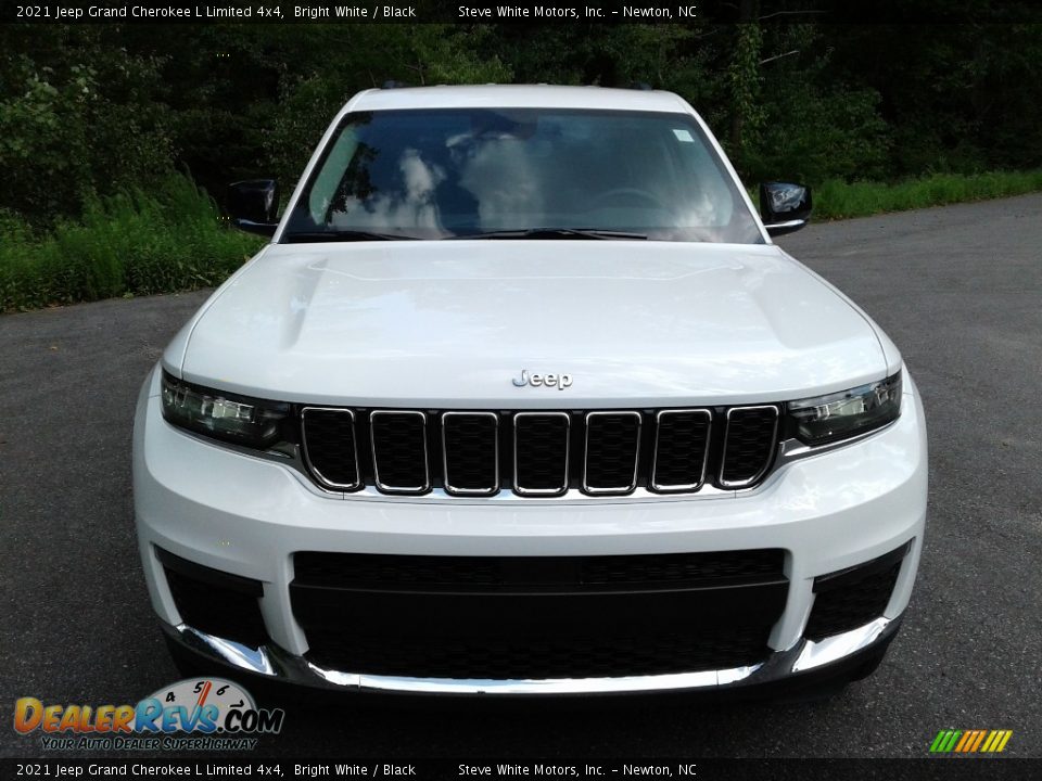 2021 Jeep Grand Cherokee L Limited 4x4 Bright White / Black Photo #3