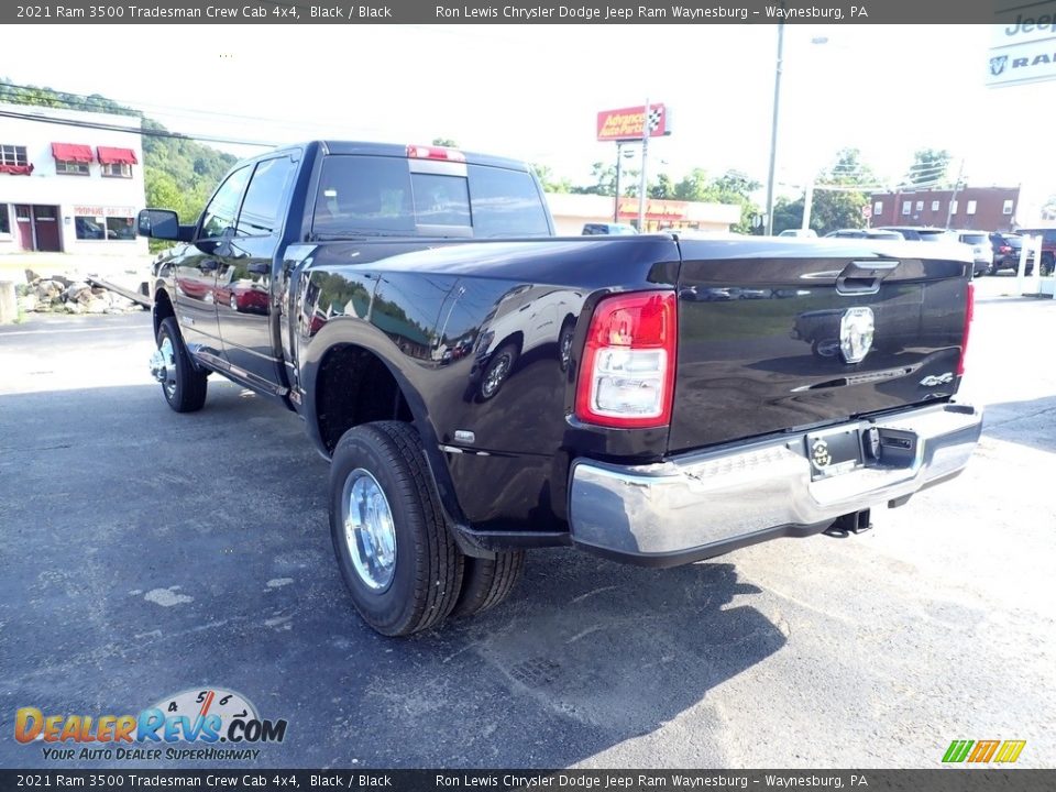 2021 Ram 3500 Tradesman Crew Cab 4x4 Black / Black Photo #4