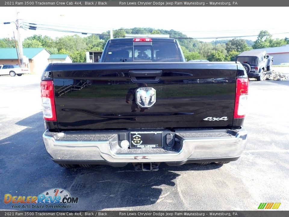 2021 Ram 3500 Tradesman Crew Cab 4x4 Black / Black Photo #5