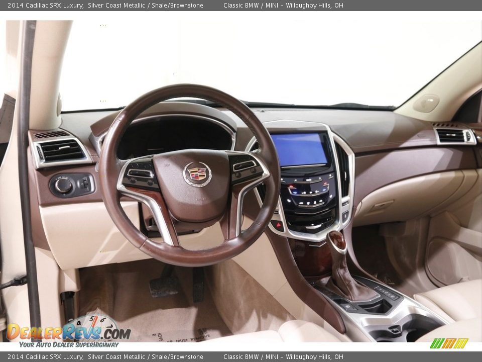 2014 Cadillac SRX Luxury Silver Coast Metallic / Shale/Brownstone Photo #6