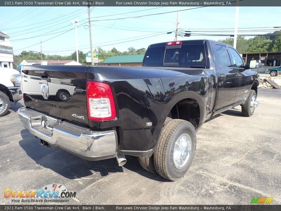 2021 Ram 3500 Tradesman Crew Cab 4x4 Black / Black Photo #6