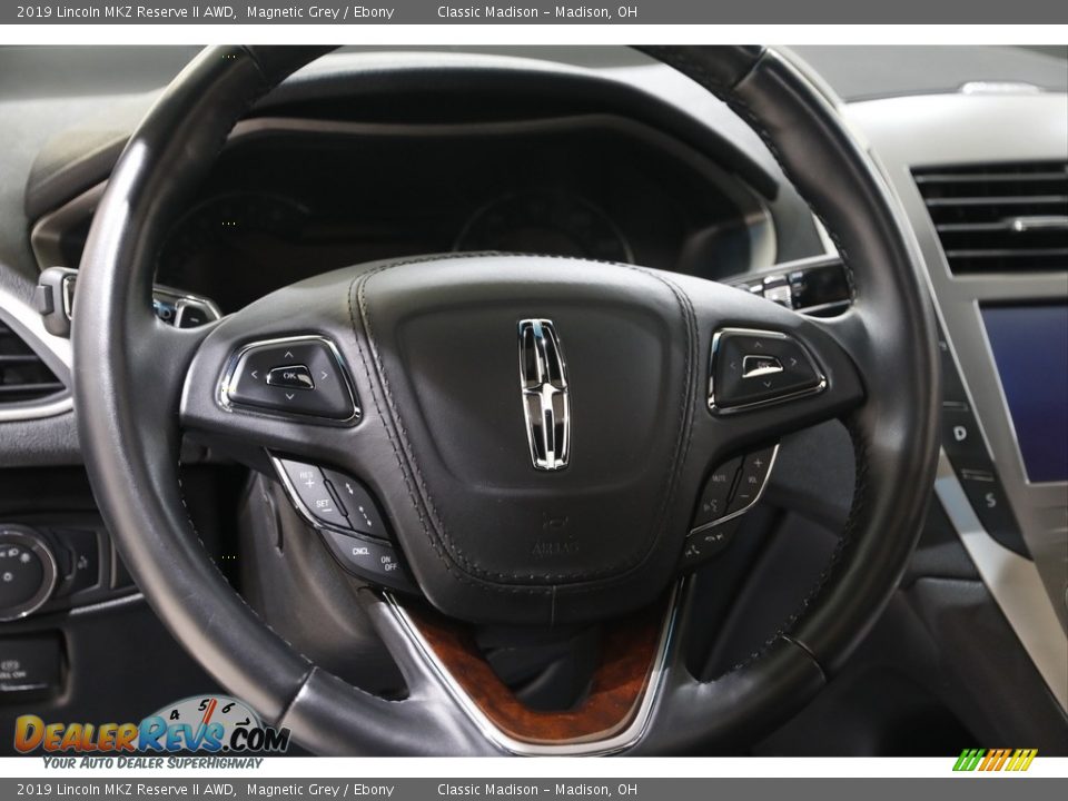 2019 Lincoln MKZ Reserve II AWD Steering Wheel Photo #7