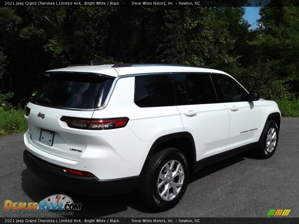 2021 Jeep Grand Cherokee L Limited 4x4 Bright White / Black Photo #6
