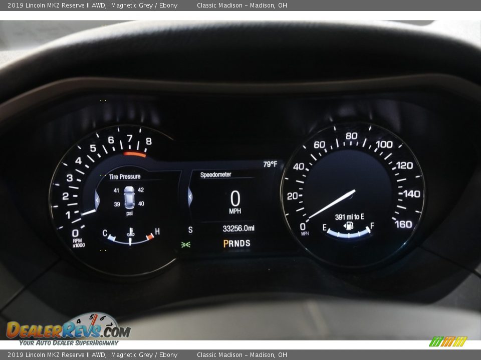 2019 Lincoln MKZ Reserve II AWD Gauges Photo #8