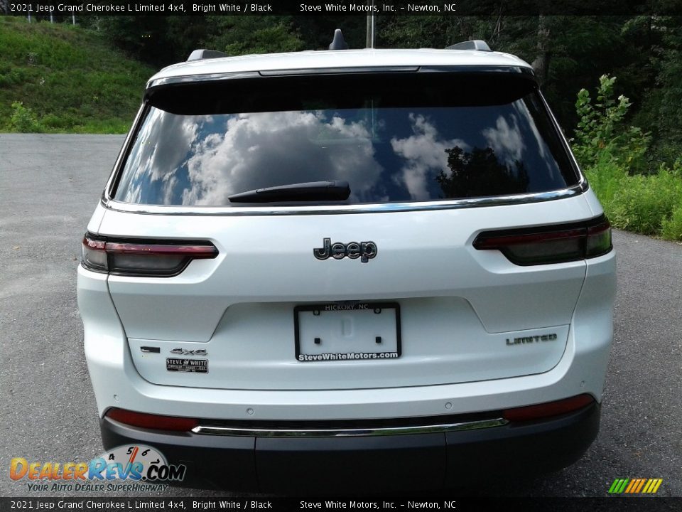 2021 Jeep Grand Cherokee L Limited 4x4 Bright White / Black Photo #7
