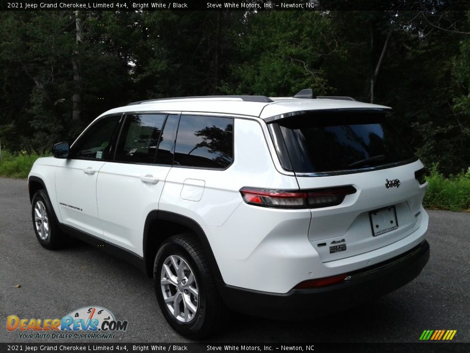 2021 Jeep Grand Cherokee L Limited 4x4 Bright White / Black Photo #8