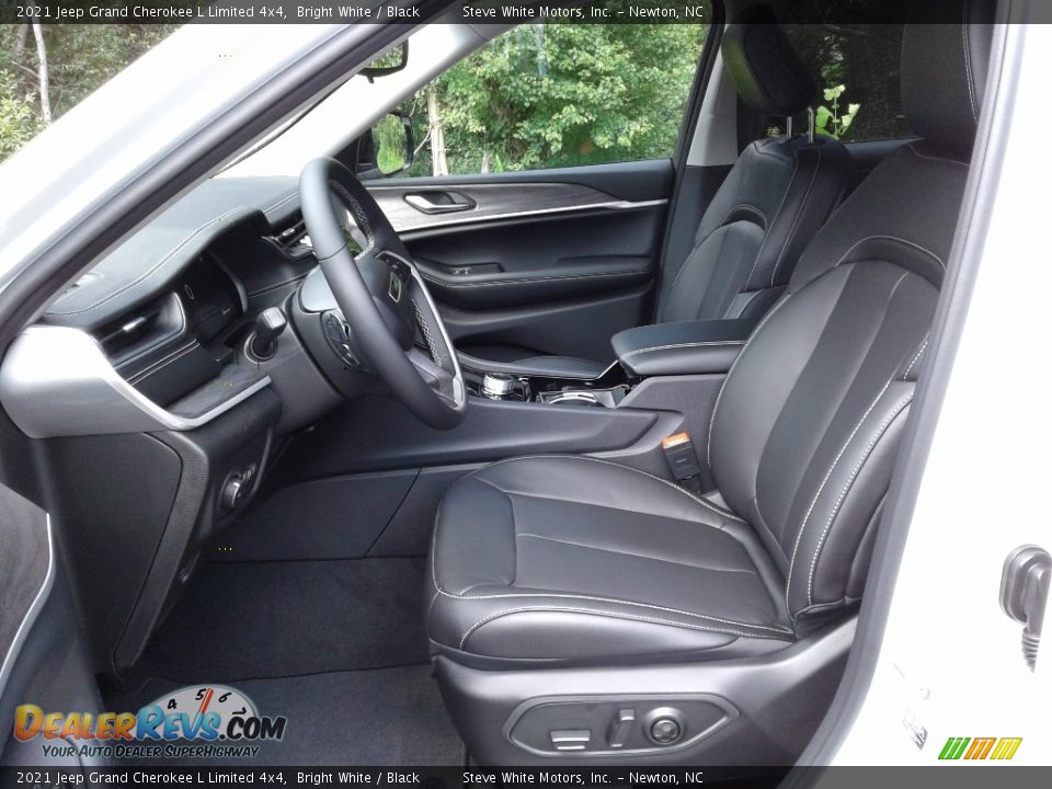 2021 Jeep Grand Cherokee L Limited 4x4 Bright White / Black Photo #10