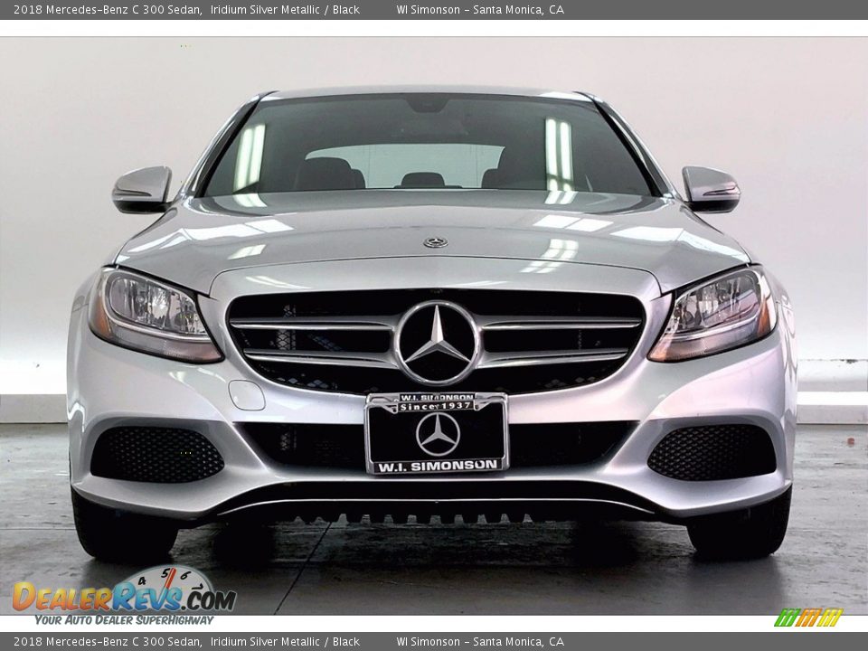 2018 Mercedes-Benz C 300 Sedan Iridium Silver Metallic / Black Photo #2