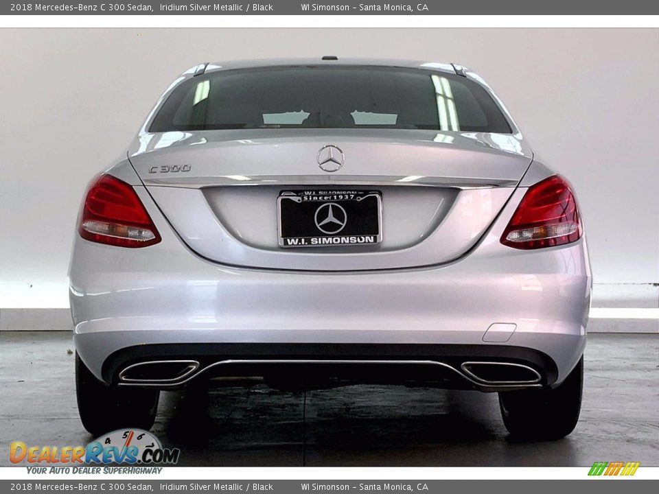 2018 Mercedes-Benz C 300 Sedan Iridium Silver Metallic / Black Photo #3