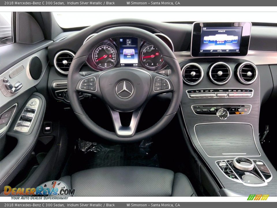 2018 Mercedes-Benz C 300 Sedan Iridium Silver Metallic / Black Photo #4