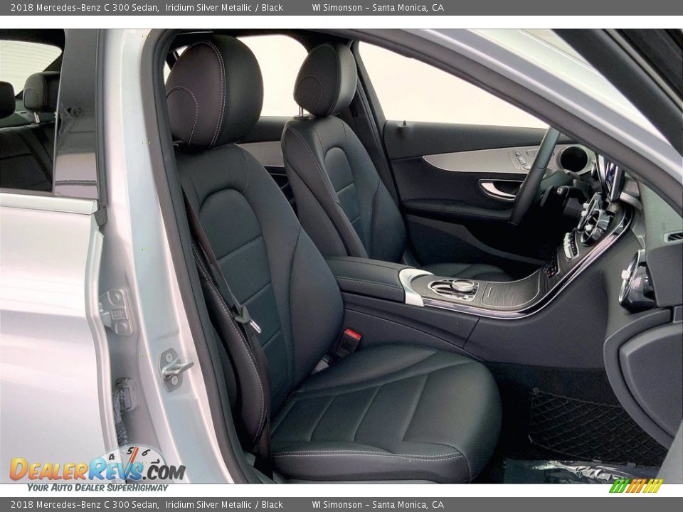 2018 Mercedes-Benz C 300 Sedan Iridium Silver Metallic / Black Photo #6