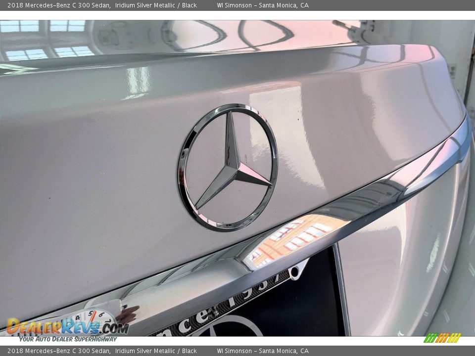2018 Mercedes-Benz C 300 Sedan Iridium Silver Metallic / Black Photo #7