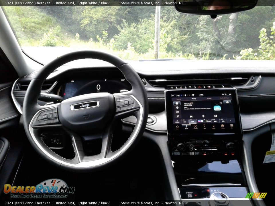 2021 Jeep Grand Cherokee L Limited 4x4 Bright White / Black Photo #20