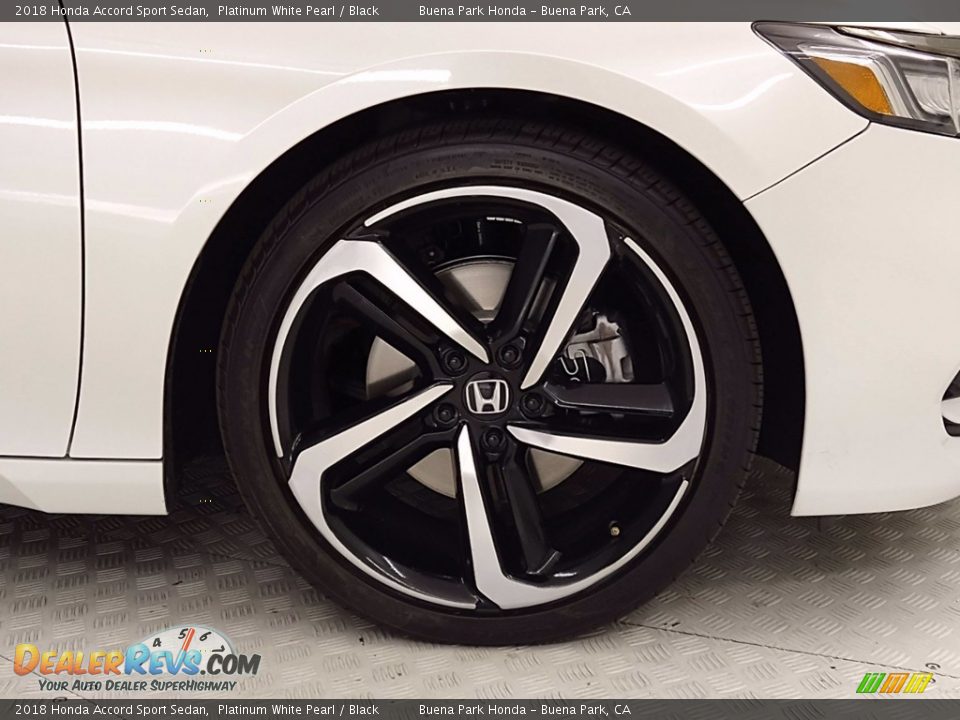 2018 Honda Accord Sport Sedan Platinum White Pearl / Black Photo #4