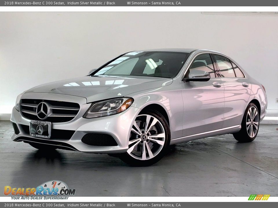 2018 Mercedes-Benz C 300 Sedan Iridium Silver Metallic / Black Photo #12