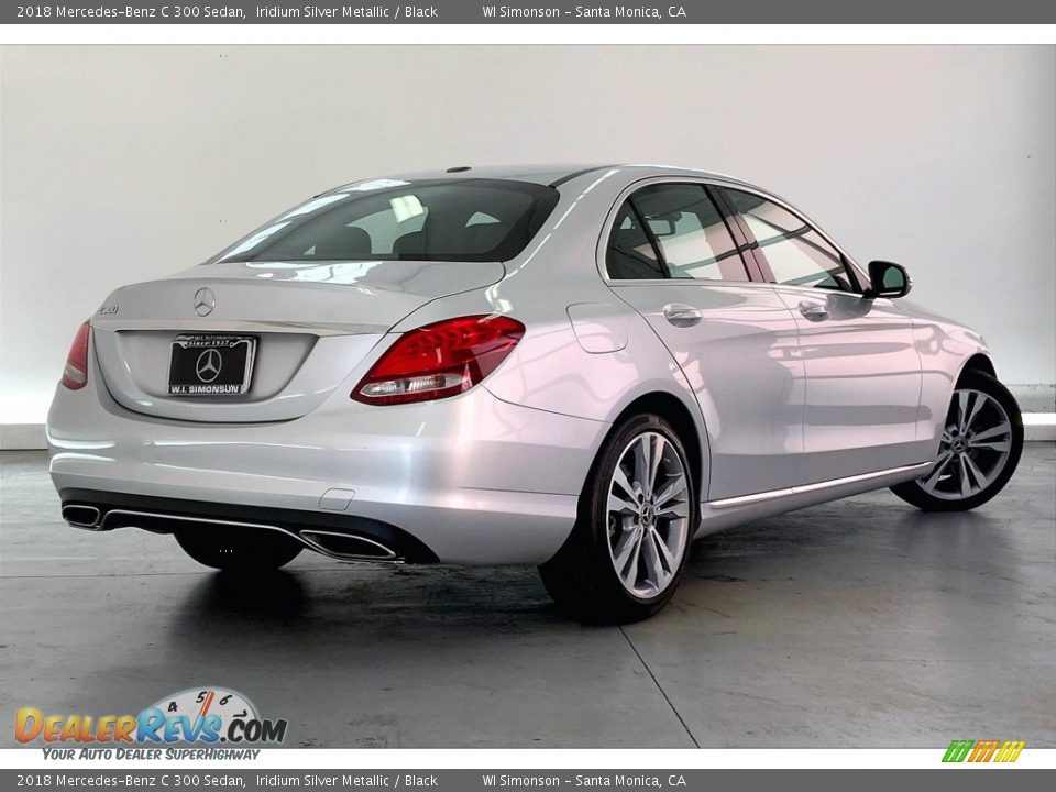 2018 Mercedes-Benz C 300 Sedan Iridium Silver Metallic / Black Photo #13