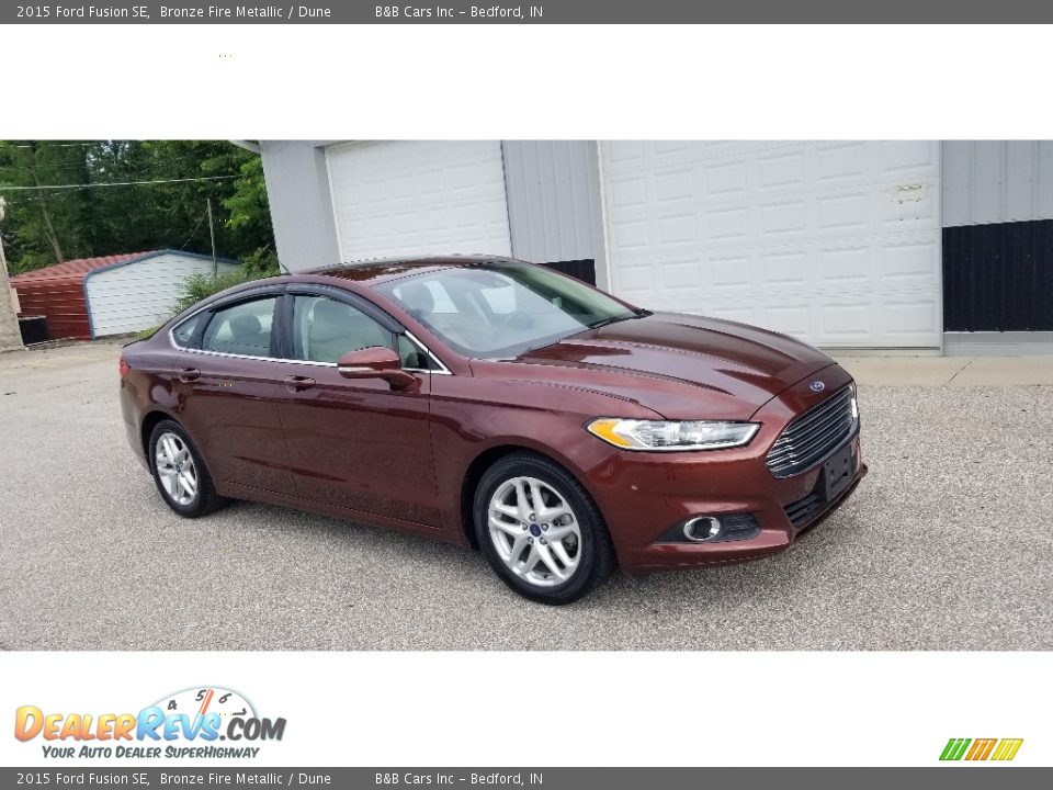 2015 Ford Fusion SE Bronze Fire Metallic / Dune Photo #1