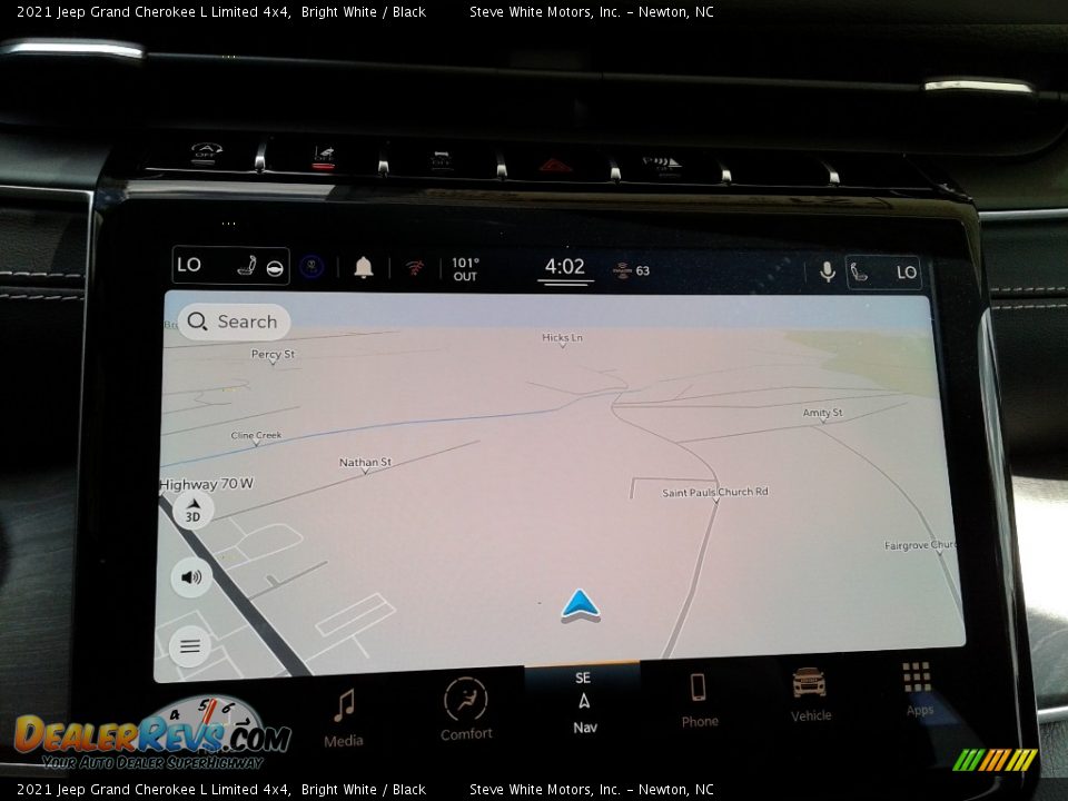 2021 Jeep Grand Cherokee L Limited 4x4 Bright White / Black Photo #25
