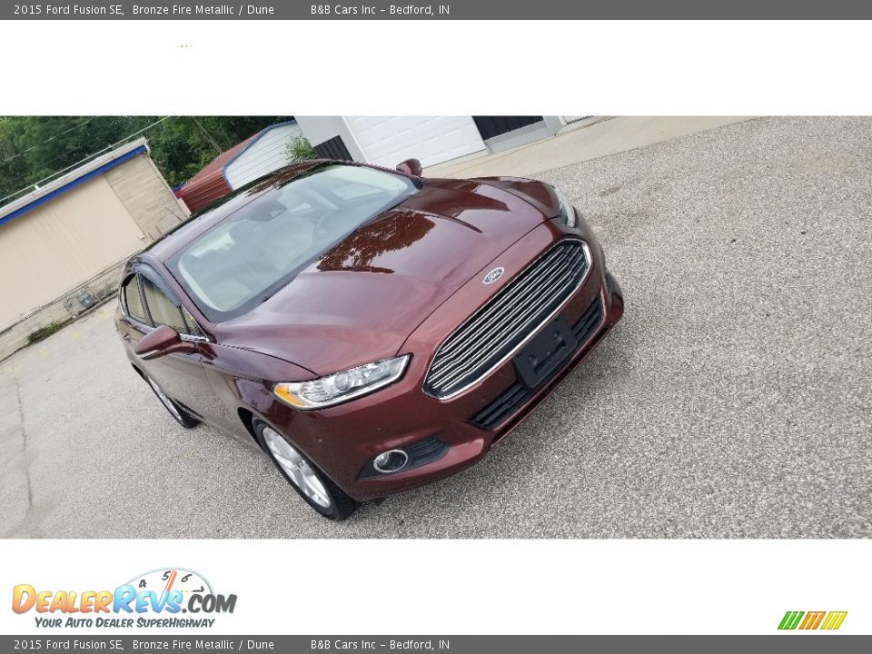 2015 Ford Fusion SE Bronze Fire Metallic / Dune Photo #2