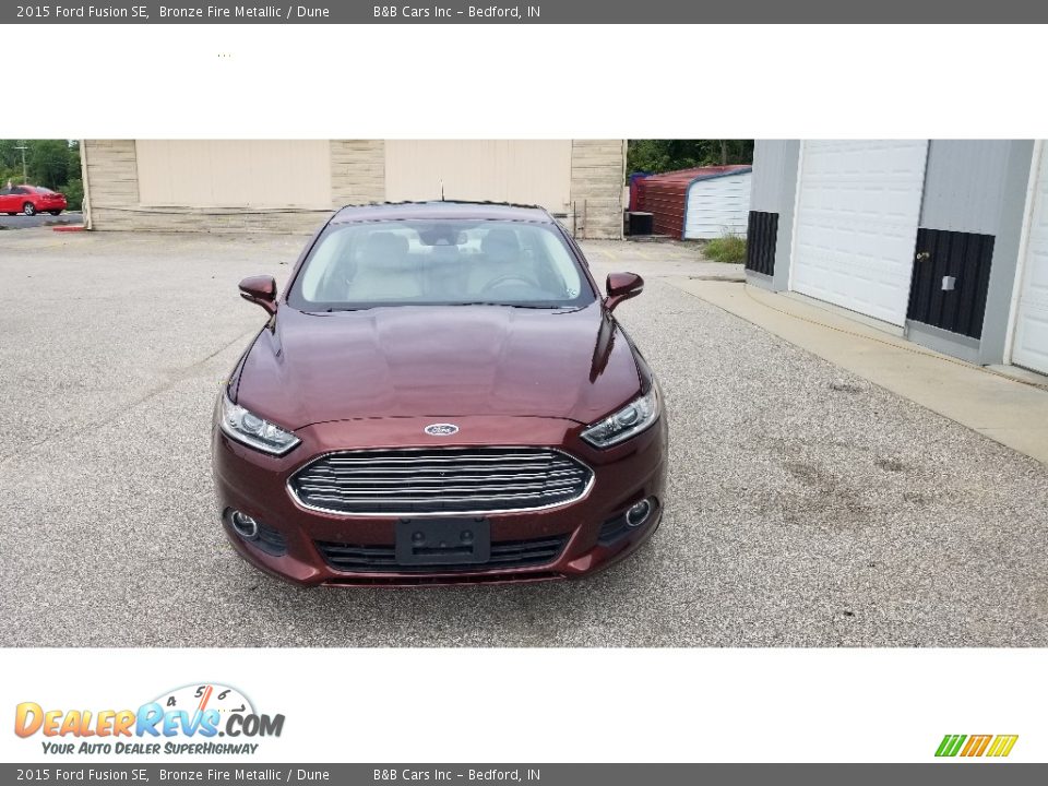 2015 Ford Fusion SE Bronze Fire Metallic / Dune Photo #3