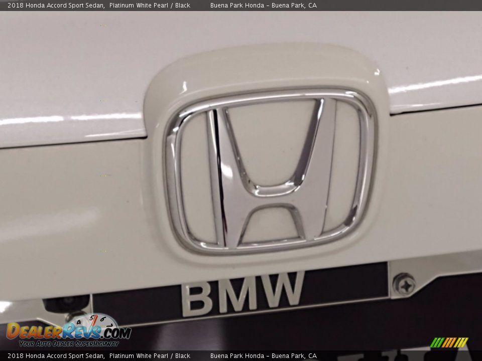 2018 Honda Accord Sport Sedan Platinum White Pearl / Black Photo #9
