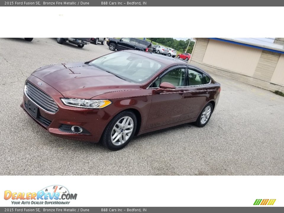 2015 Ford Fusion SE Bronze Fire Metallic / Dune Photo #5