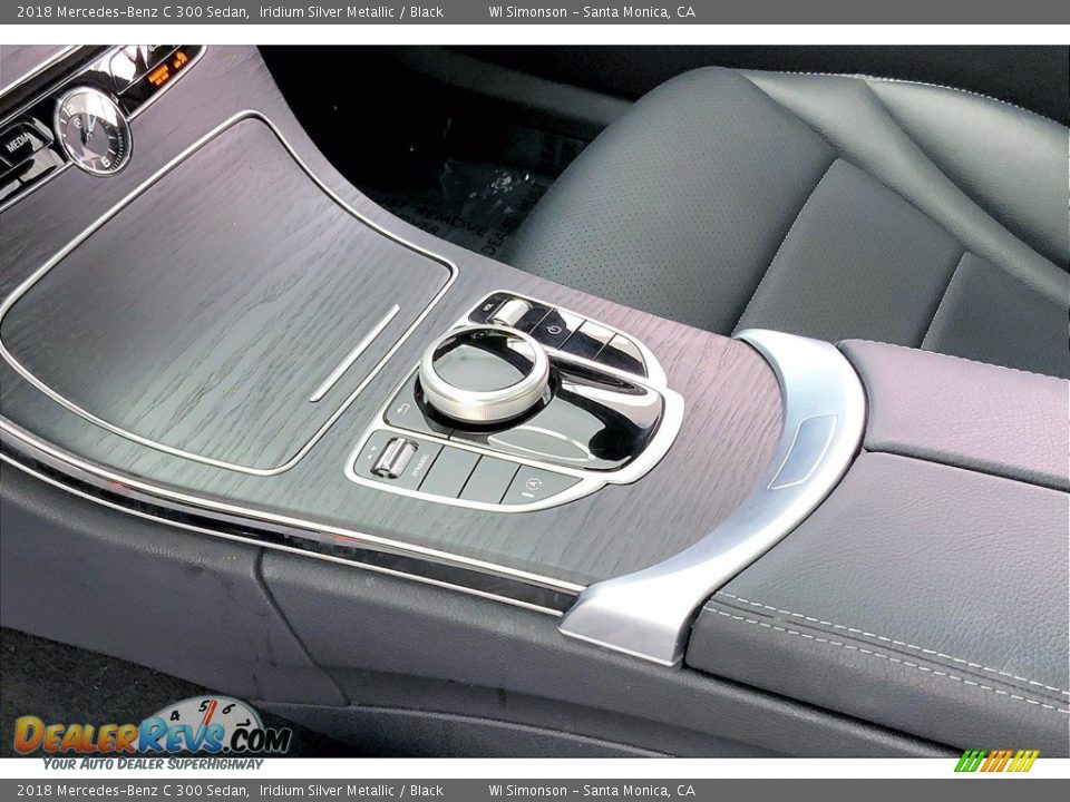 2018 Mercedes-Benz C 300 Sedan Iridium Silver Metallic / Black Photo #17