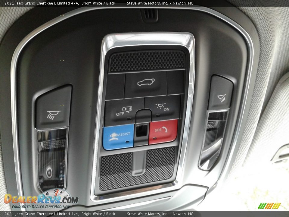 2021 Jeep Grand Cherokee L Limited 4x4 Bright White / Black Photo #30