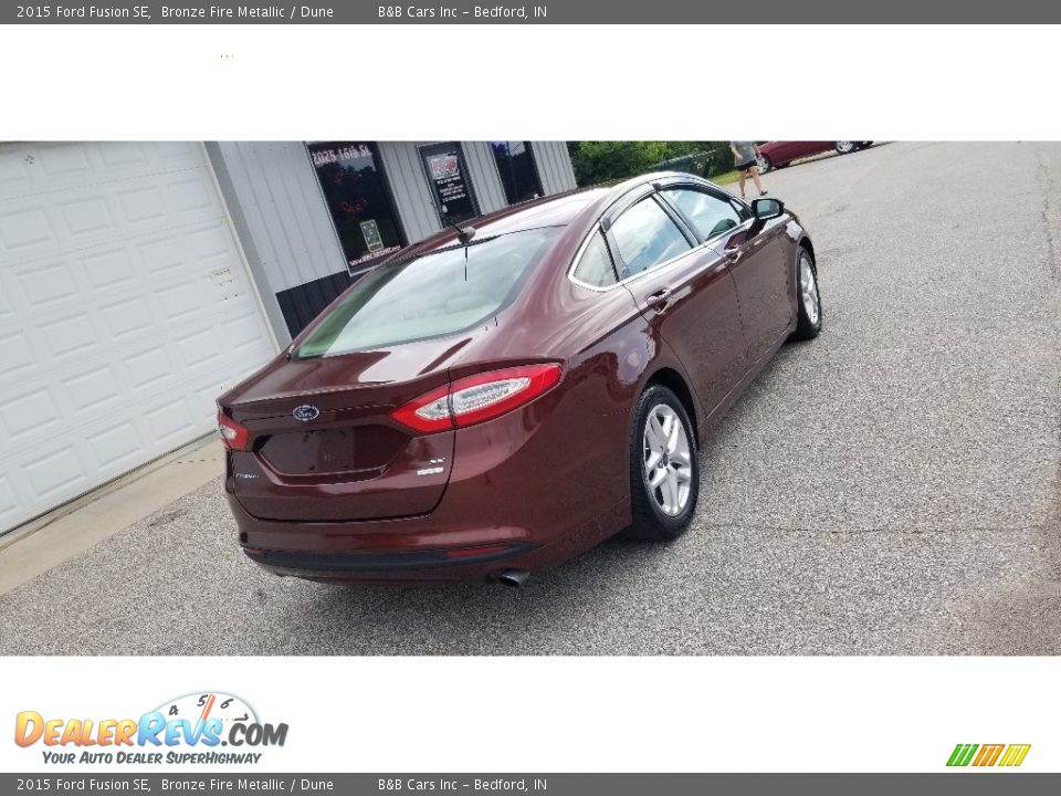 2015 Ford Fusion SE Bronze Fire Metallic / Dune Photo #9