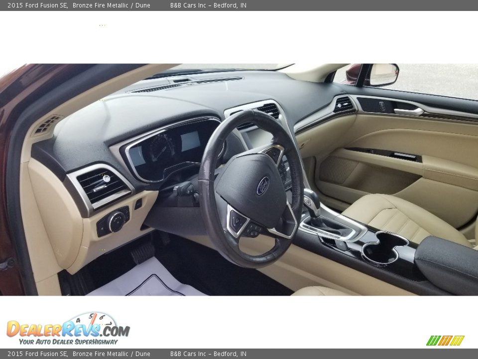 2015 Ford Fusion SE Bronze Fire Metallic / Dune Photo #13