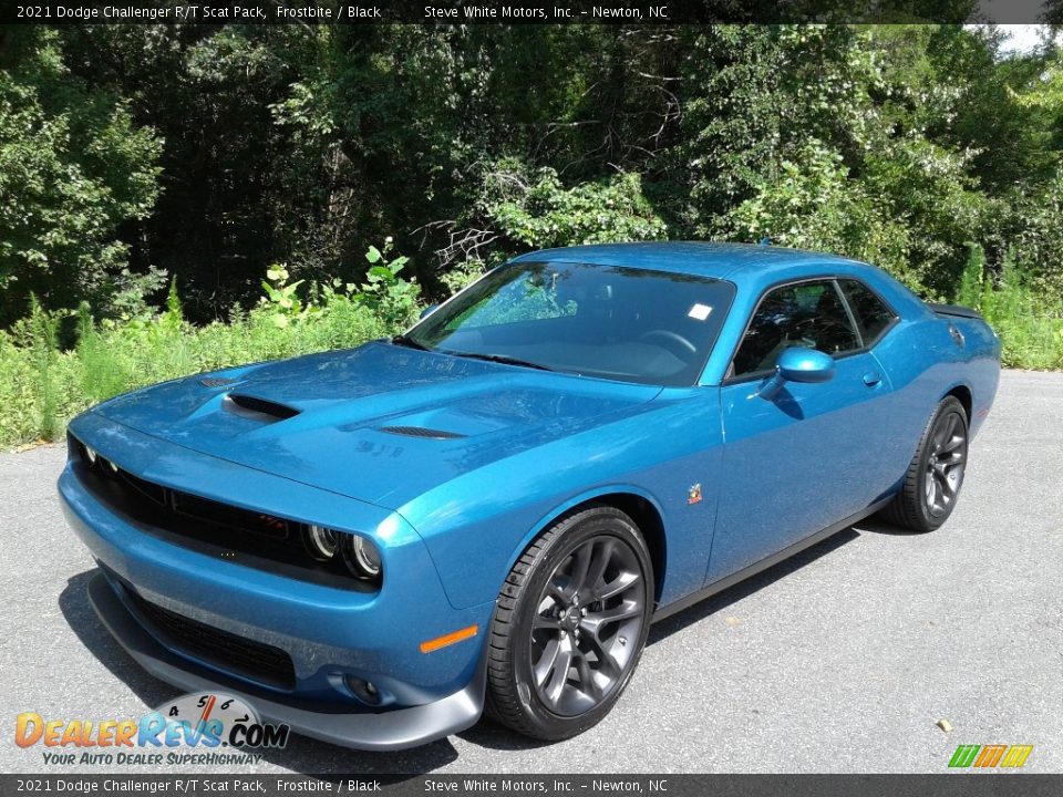 2021 Dodge Challenger R/T Scat Pack Frostbite / Black Photo #2