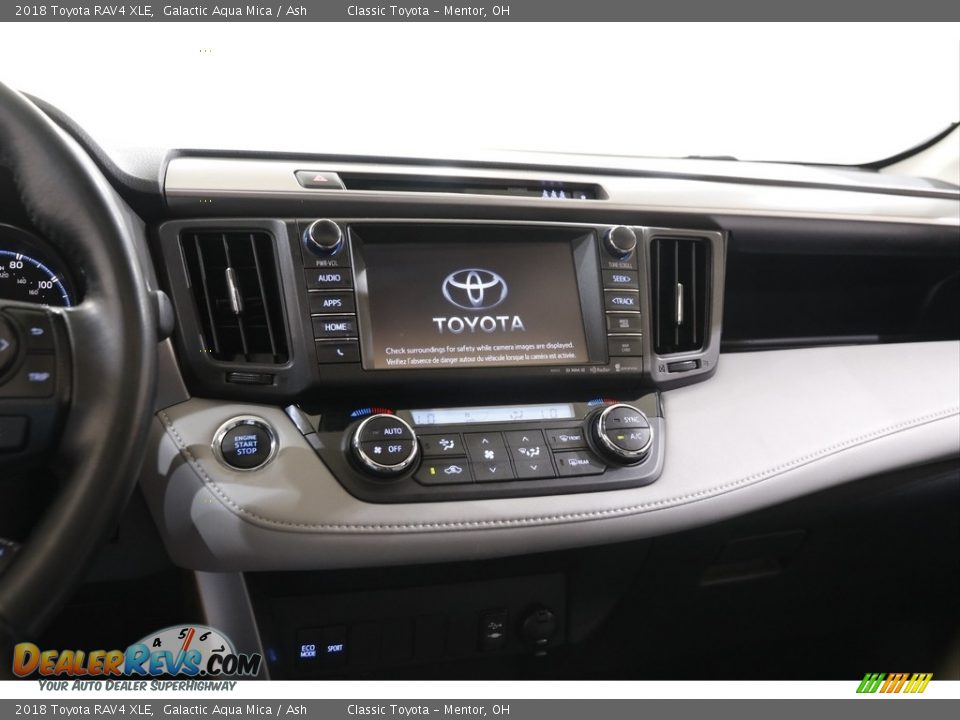 2018 Toyota RAV4 XLE Galactic Aqua Mica / Ash Photo #9