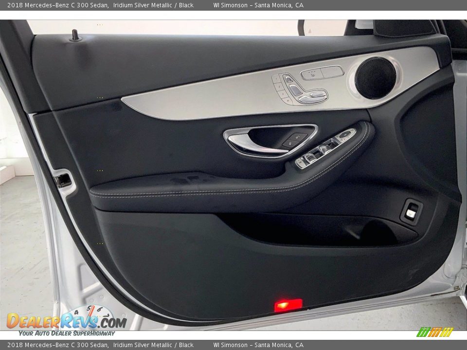 2018 Mercedes-Benz C 300 Sedan Iridium Silver Metallic / Black Photo #26