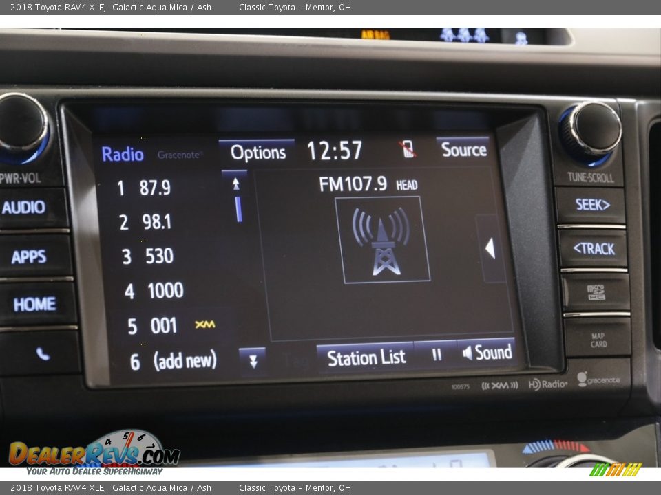 2018 Toyota RAV4 XLE Galactic Aqua Mica / Ash Photo #10