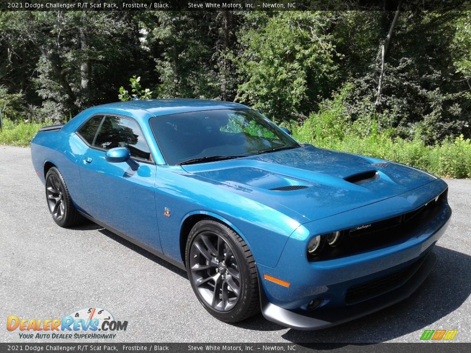 2021 Dodge Challenger R/T Scat Pack Frostbite / Black Photo #4