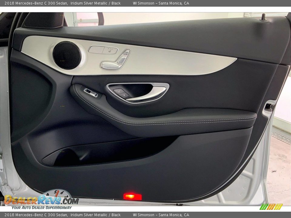 2018 Mercedes-Benz C 300 Sedan Iridium Silver Metallic / Black Photo #27