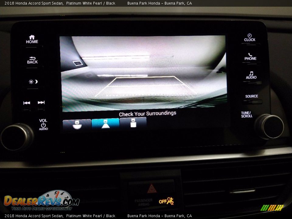 2018 Honda Accord Sport Sedan Platinum White Pearl / Black Photo #21