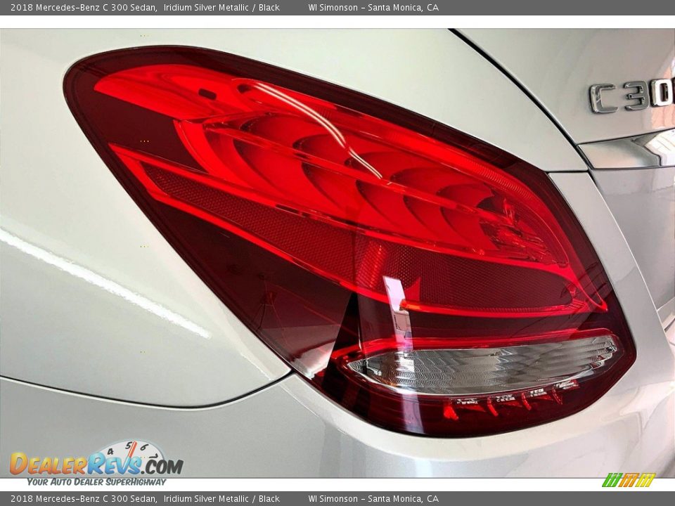 2018 Mercedes-Benz C 300 Sedan Iridium Silver Metallic / Black Photo #29